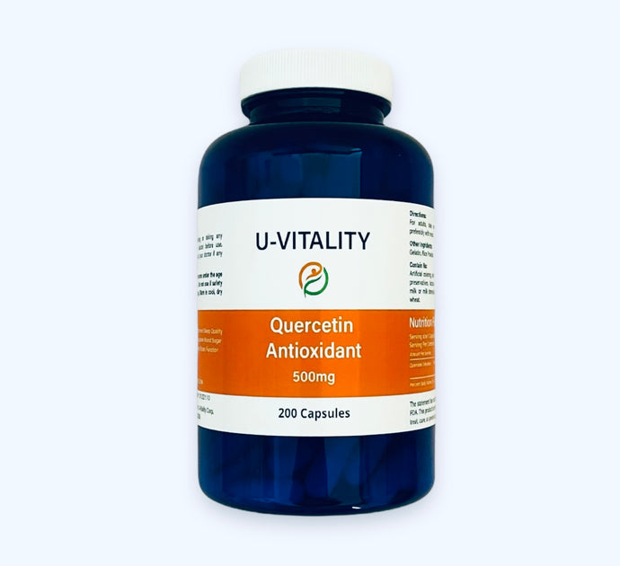 Quercetin Antioxidant 200 Capsules Immune System Support 500mg Free Shipping Made in USA
