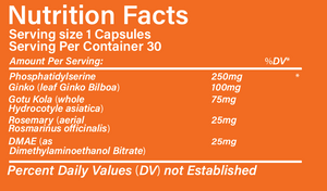 Phosphatidylserine 250mg, Triple Strenght, Brain Health Mood Stabilization