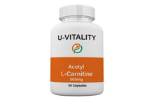 Load image into Gallery viewer, Acetil L Carnitine 500mg in Capsules, Free Shipping