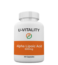 Load image into Gallery viewer, Alpha Lipoic Acid 600mg, Capsules, Antioxidant, Metabolism Fresh, Made in USA