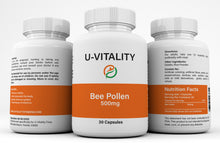 Load image into Gallery viewer, Honey Bee Pollen Complex 1000 mg in Capsules, Energy Source, Free Shipping, Made in USA