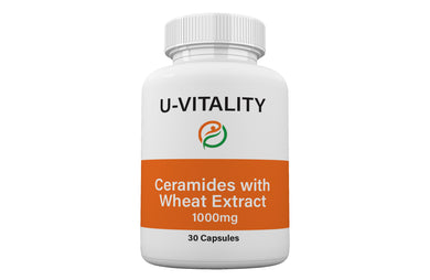 Anti Aging, Skin Care, Restoring Ceramides with Wheat Extract in Capsules 1000mg