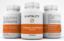 Load image into Gallery viewer, Collagen Hydrolyzed 500mg in Capsules, Anti Aging, Protect Best hair, skin, nails