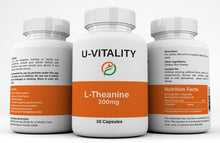 Load image into Gallery viewer, L Theanine 200 mg Reduce Stress Anxiety, Relaxation, Capsules Double Strength