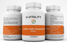 Load image into Gallery viewer, Lutein 40 mg with Zeaxanthin Support EyeHealth Capsules Made in USA