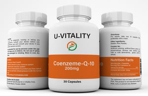 Coenzyme CoQ-10 200mg, Strenght Heart Supplemant, Antioxodant, Caps,Free Shipping