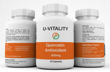 Load image into Gallery viewer, Quercetin Antioxidant 500mg, Immune System Support, Capsules fresh Made in USA