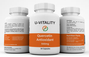 Quercetin Antioxidant 500mg, Immune System Support, Capsules fresh Made in USA