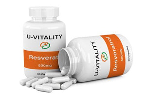 Resveratrol 500 mg Capsules, red wine extract Antioxidant, Heart Health, Anti Aging