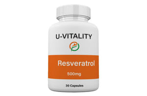 Resveratrol 500 mg Capsules, red wine extract Antioxidant, Heart Health, Anti Aging