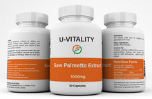 Load image into Gallery viewer, Saw Palmetto 1000 mg 4:1 Berry Extract Capsule Prostate Urinary Sexual Health