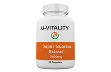 Load image into Gallery viewer, Super Guarana Extract 2400mg, Energy, Weight Loss, Free Shipping, Made in USA