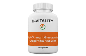 Triple Strenght w Glucosamine & Chondroitin w/ MSM, Caps, Joint Pain Relief